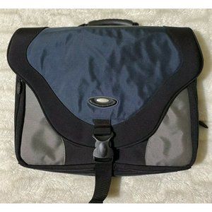 US Luggage New York Laptop Bag Carrier Blue Grey